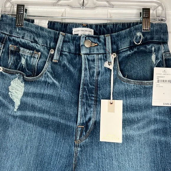 NWT Good American Good Boy Jeans - Picture 2 of 7